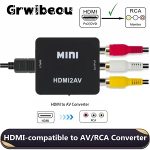 1080P HDMI-compatible to RCA Converter - HDMI to AV converter